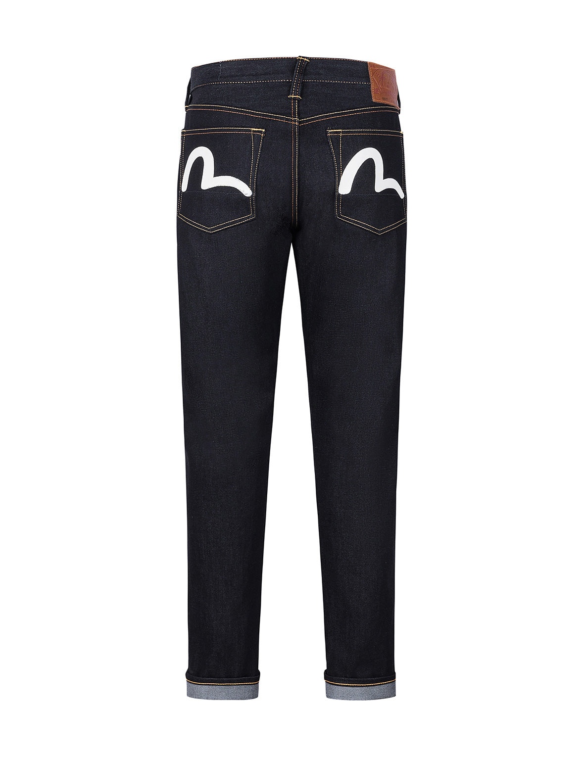 Ecru Seagull Print Carrot Fit Jeans #2017 - 11