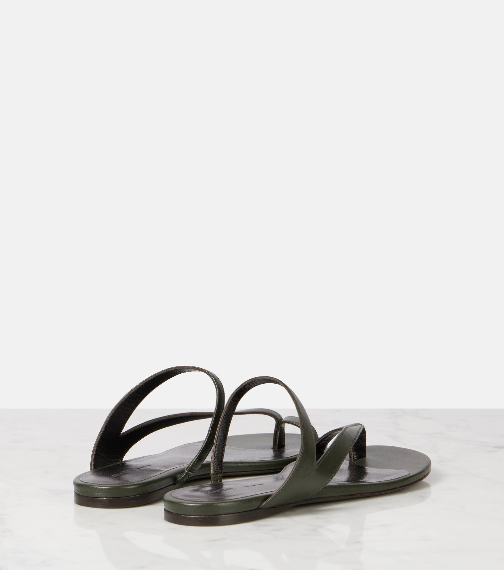 Aimee leather slides - 2