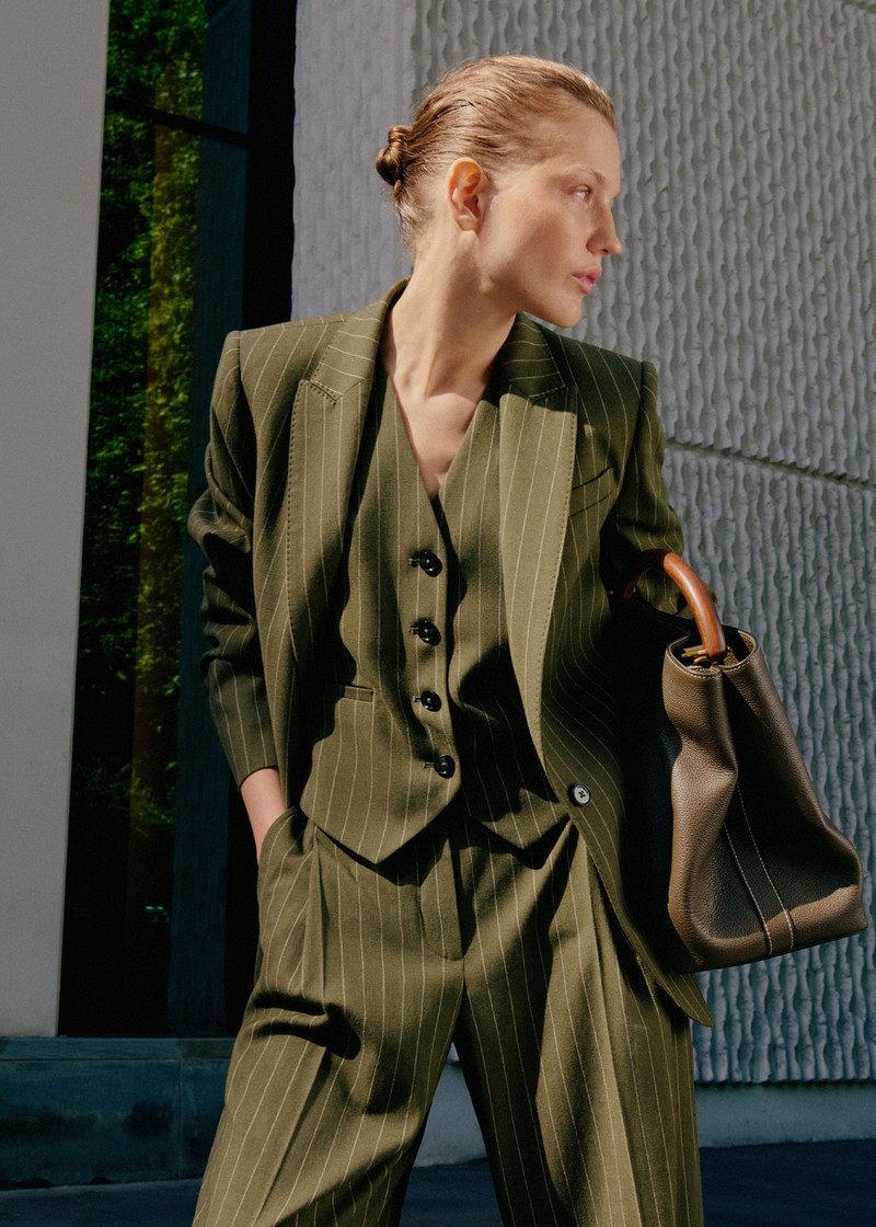 Sharp Shoulder Blazer 1