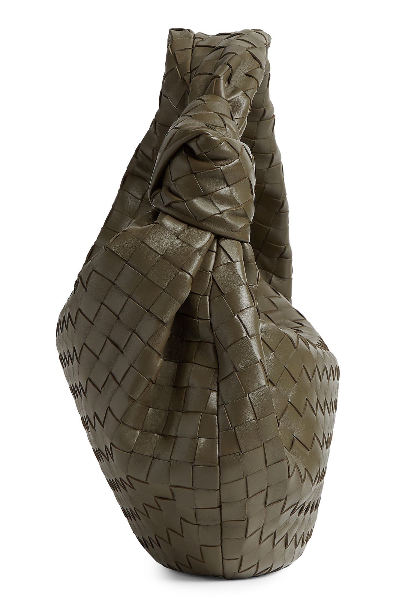 Bottega Veneta Jodie Leather Hobo Bag in 3228 Cypress-Gold at Nordstrom - 5