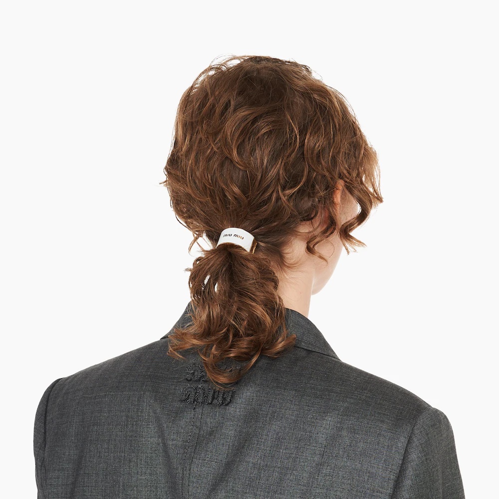 Enameled metal hair clip 3