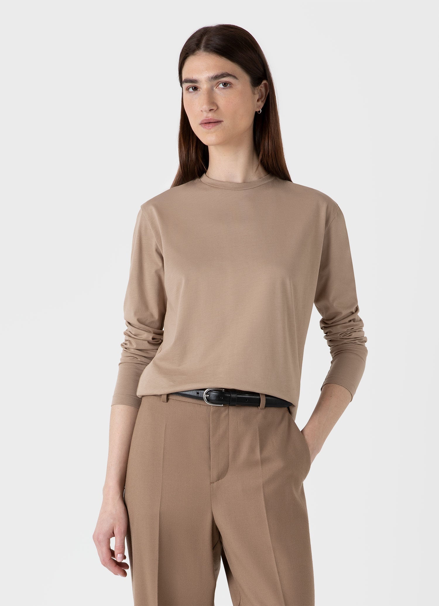 Long Sleeve Boy Fit T‑shirt - 1