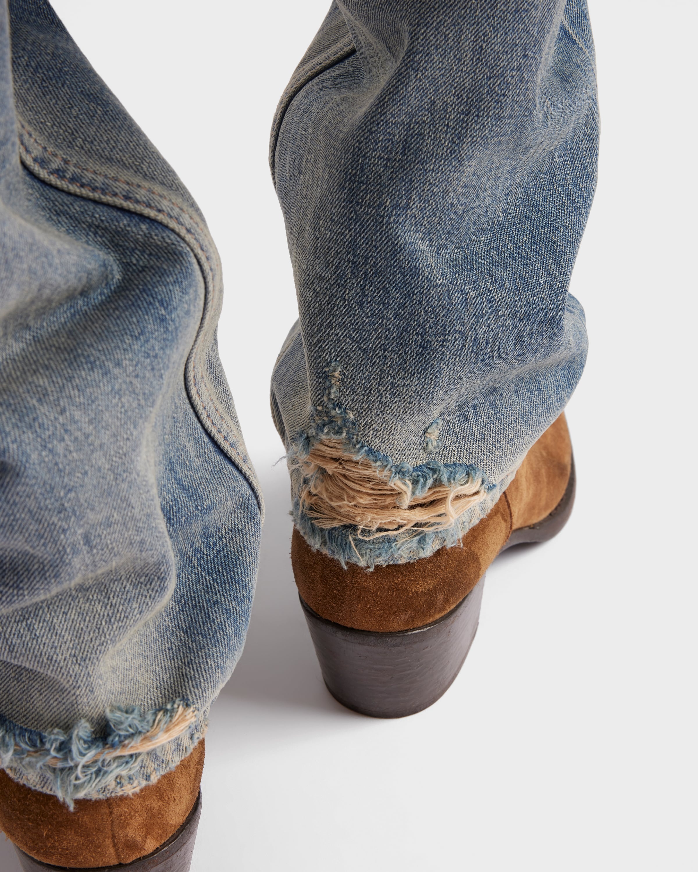 Tapered denim jeans - 3