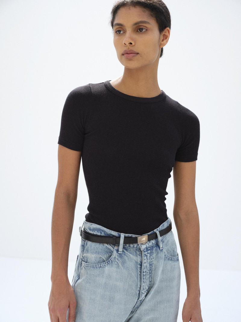 AURALEE ORGANIC SOFT RIB TEE outlook