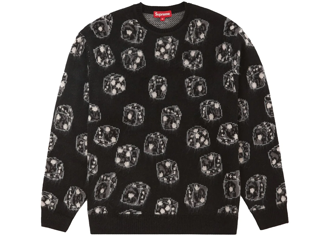 Supreme Dice Sweater Black - 1