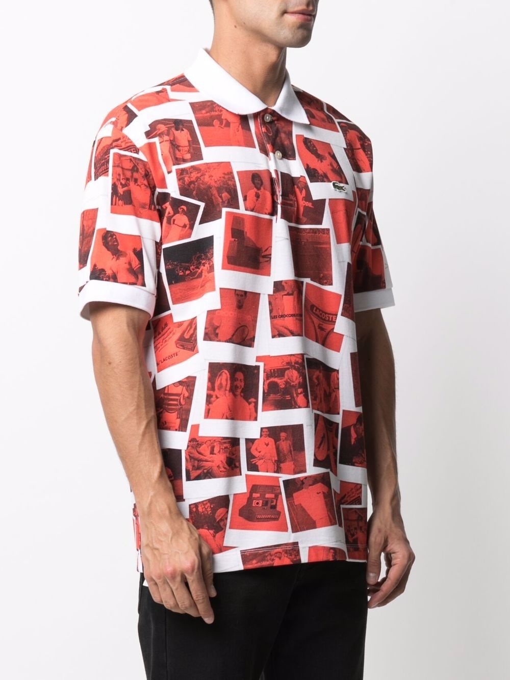 x Polaroïd photograph-print polo shirt - 3