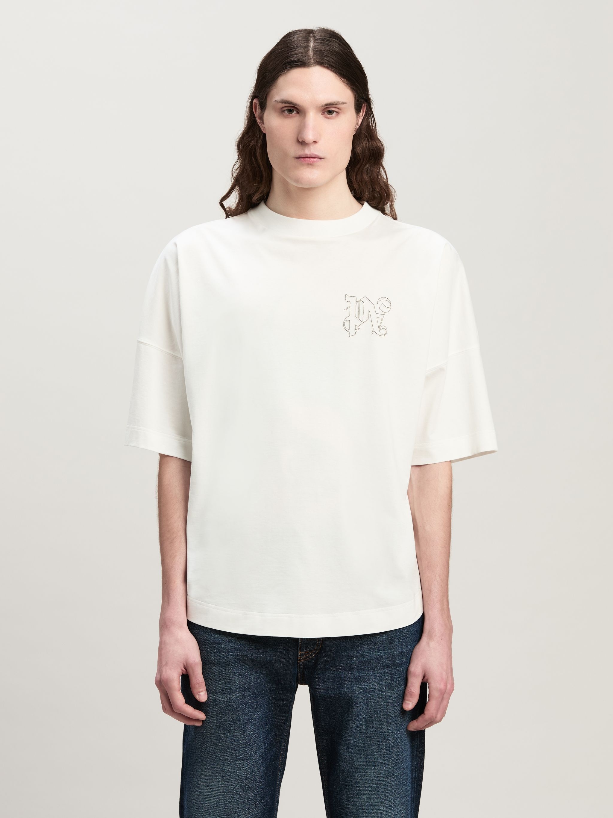 Embroidered Monogram T-Shirt - 3