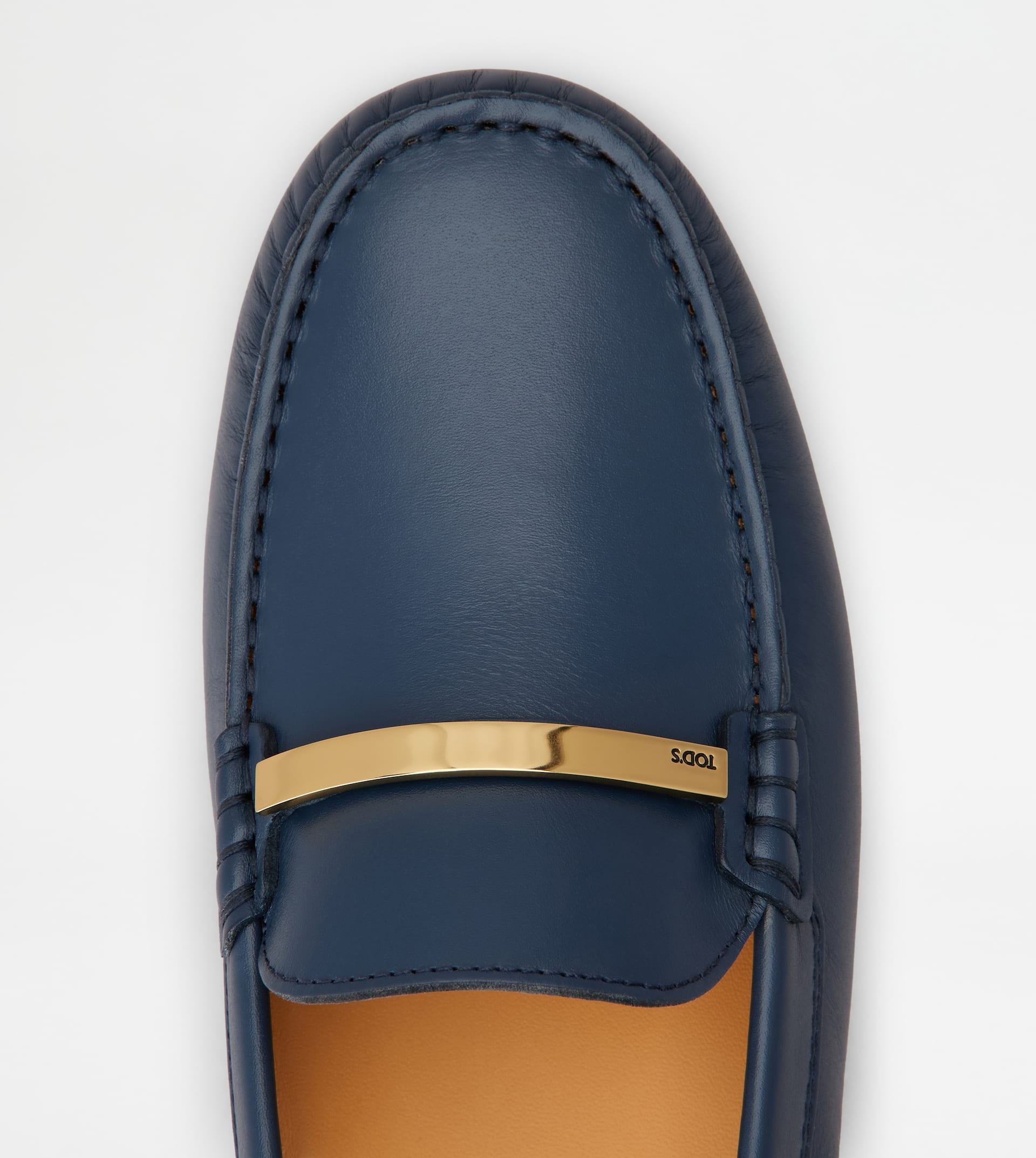 GOMMINO DRIVING SHOES IN LEATHER - BLUE - 5