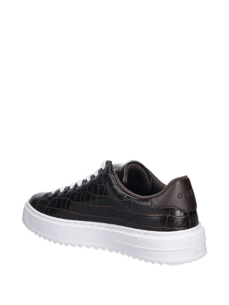 crocodile-embossing logo sneakers 5