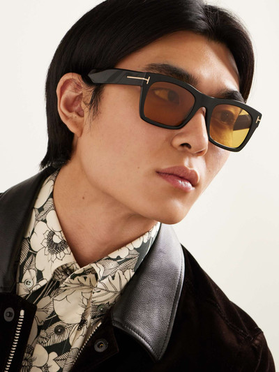 TOM FORD Nico Square-Frame Acetate Sunglasses outlook