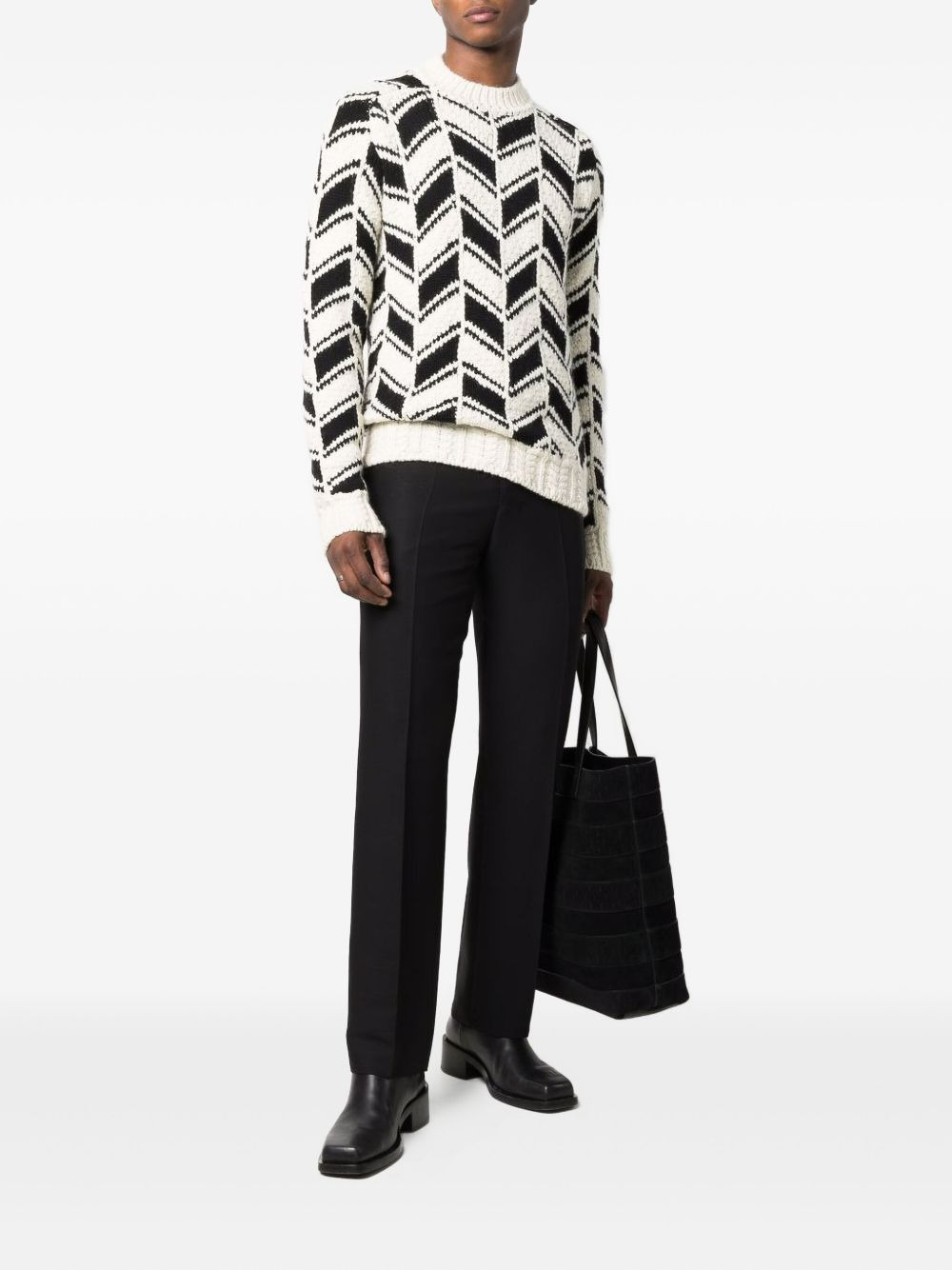 chevron pattern jumper - 2