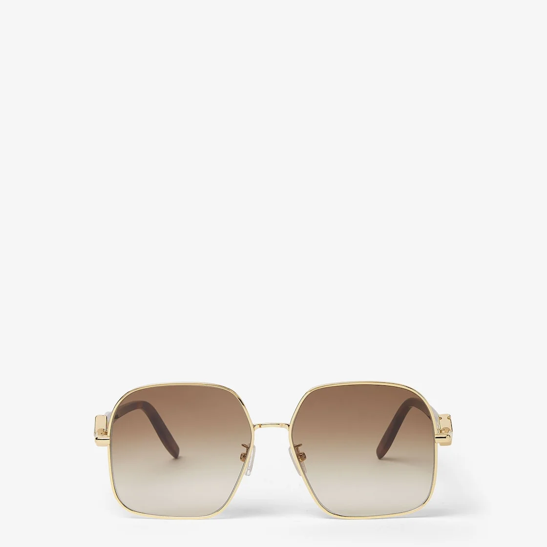 FF Diamonds Gold-colored metal sunglasses - 1