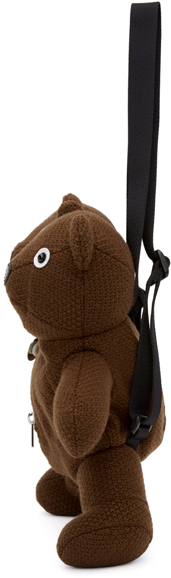 Brown Heaven by Marc Jacobs Double-Headed Teddy Backpack - 2