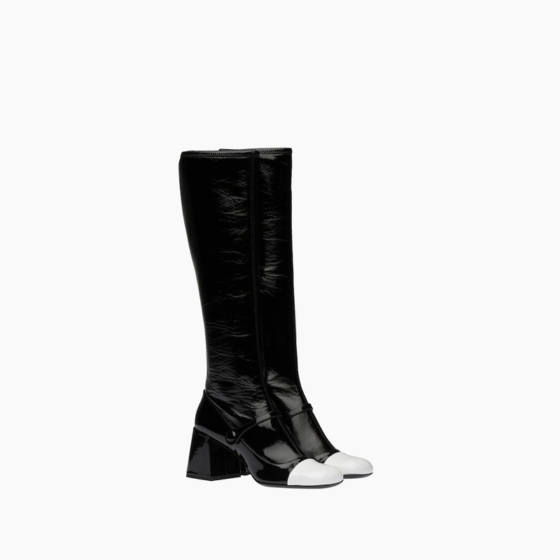 Patent leather boots 1