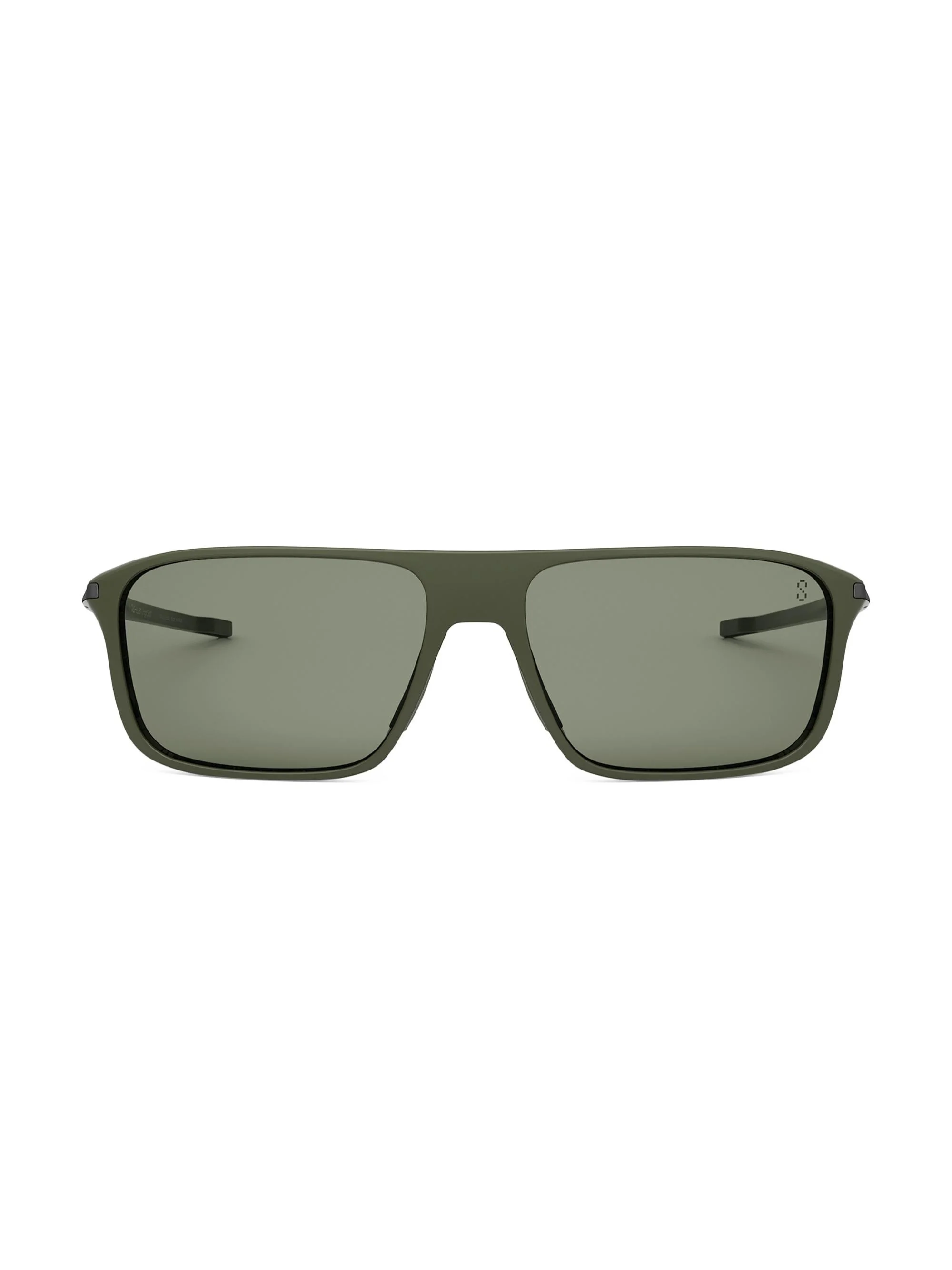 Men's Vingt Sept 62MM Rectangular Sunglasses - Dark Green Green - 1