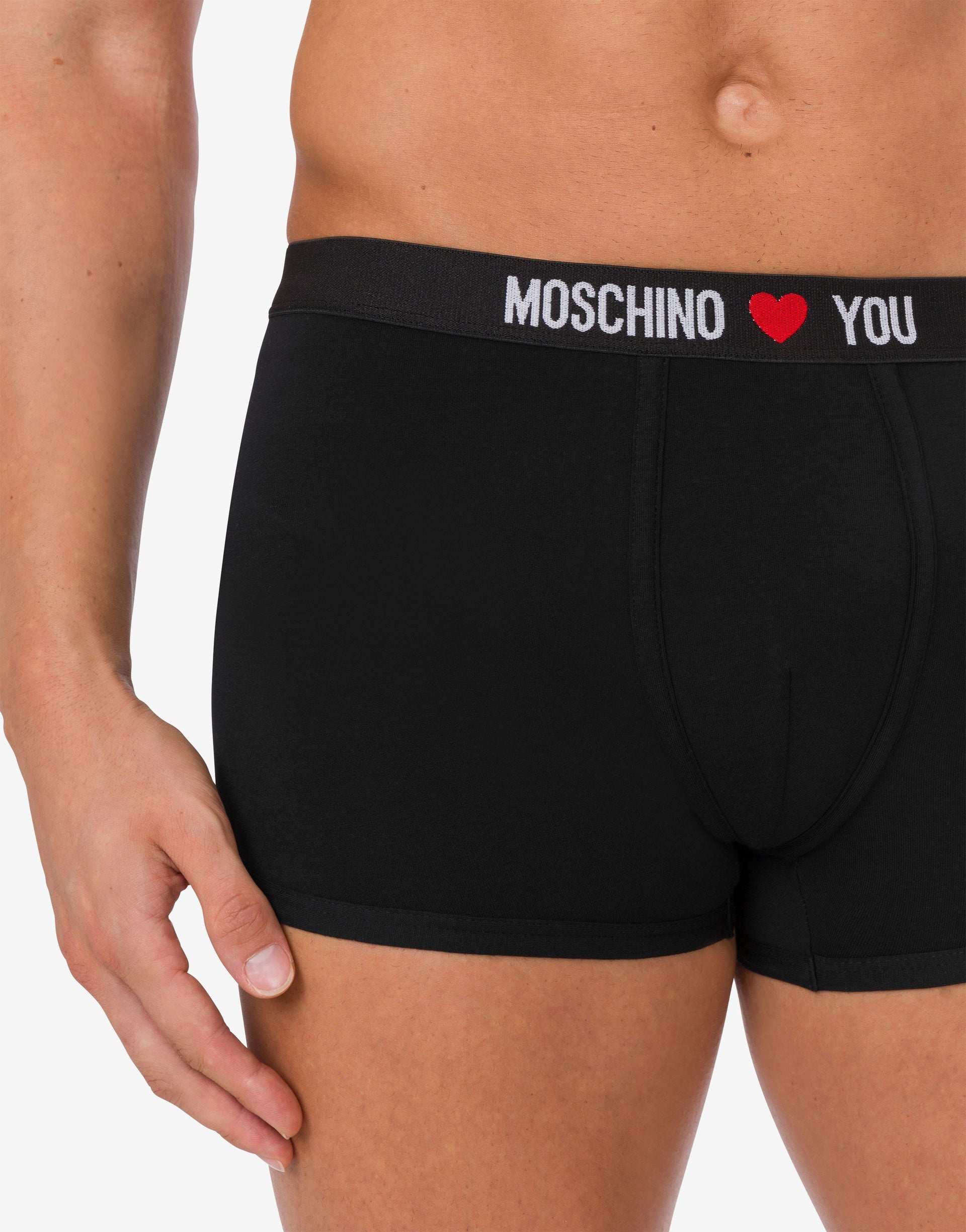 SET OF 2 BOXERS IN STRETCH JERSEY MY VALENTINE - 3