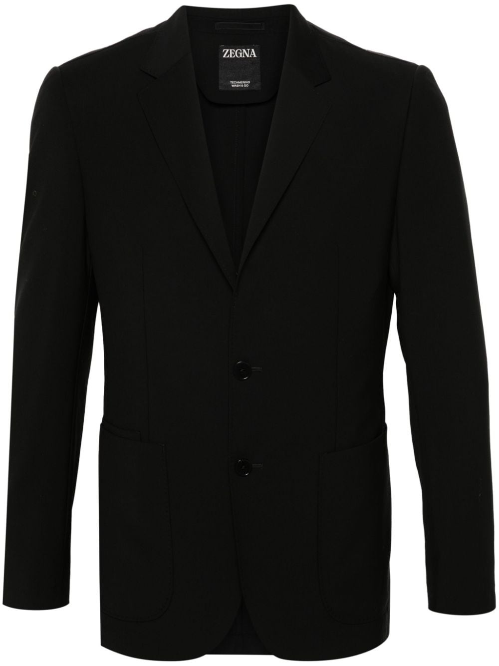 poplin wool blazer - 1