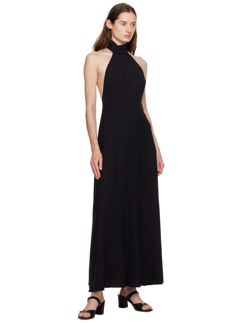MATTEAU Black T-Back Maxi Dress outlook