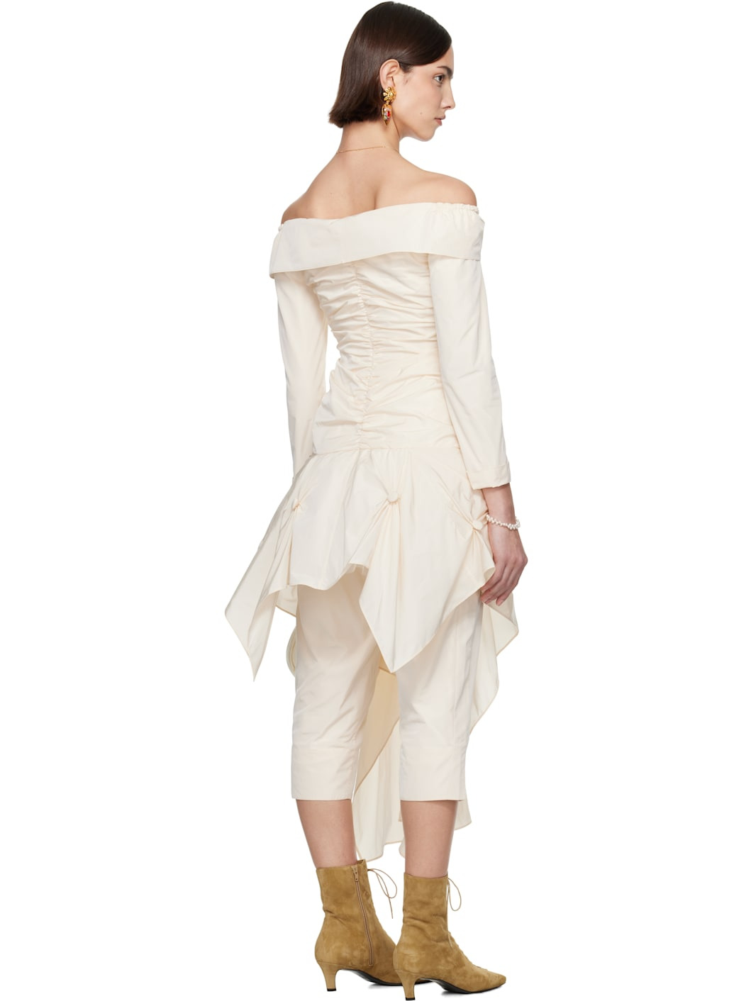 SSENSE Exclusive Bridal Capsule Coco Minidress - 3