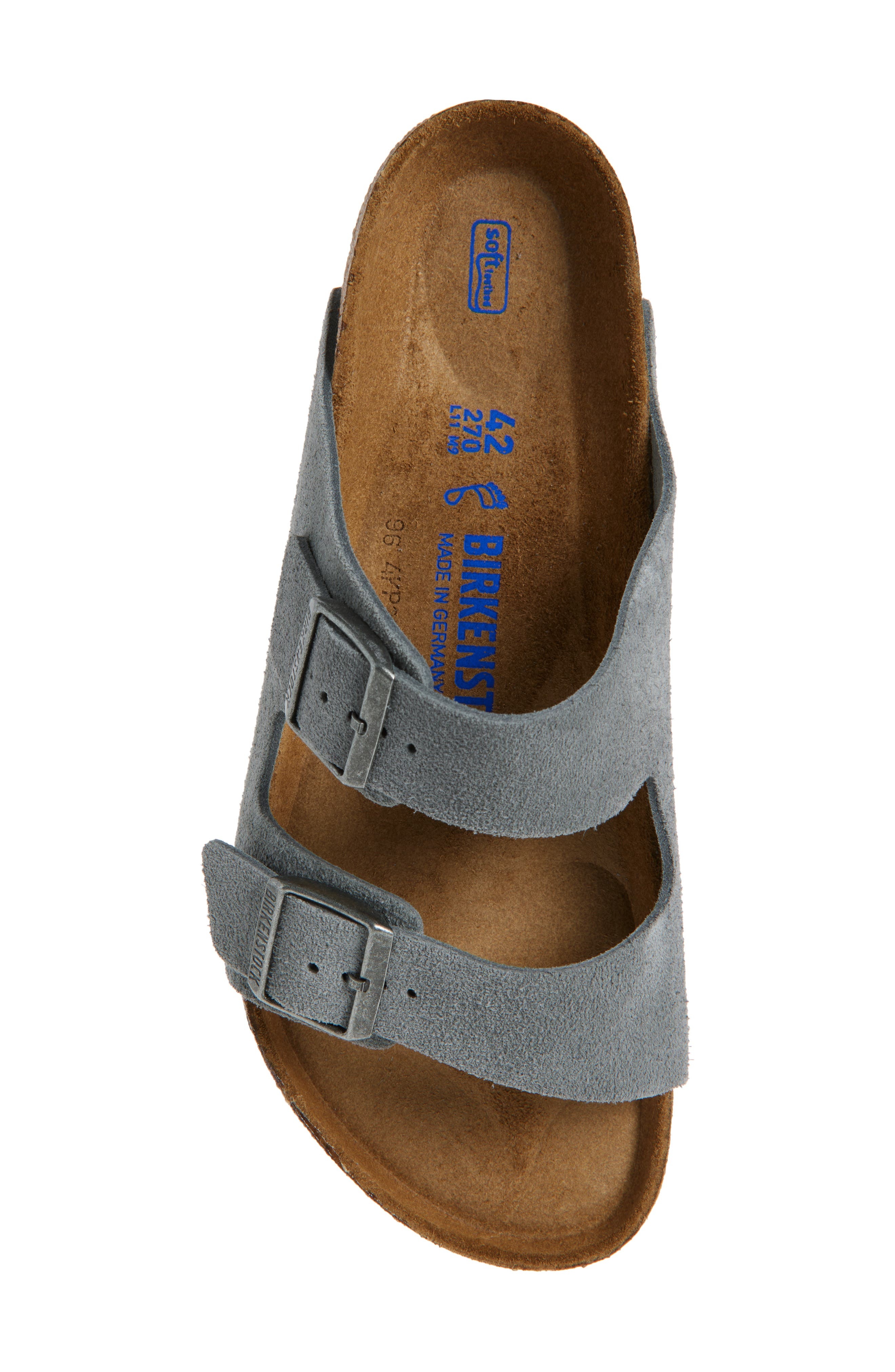 Birkenstock Arizona Soft Slide Sandal in Basalt at Nordstrom - 5