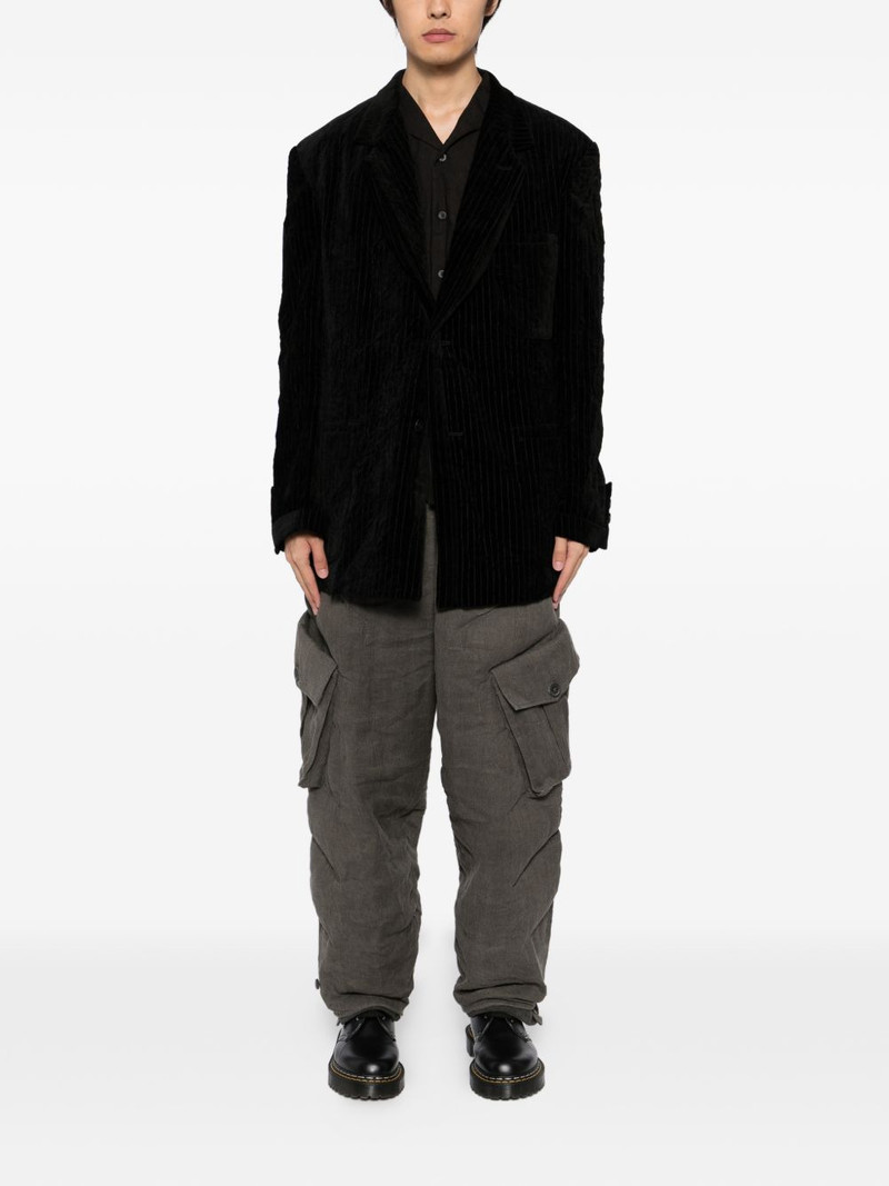 Yohji Yamamoto striped trousers outlook
