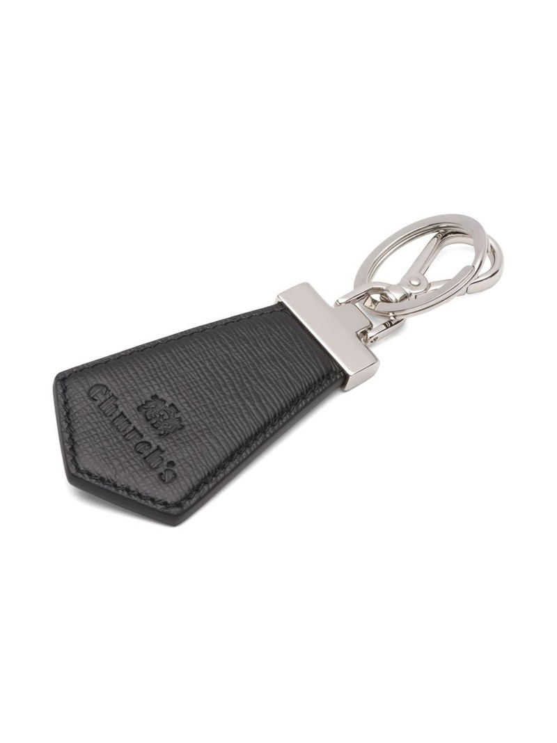 Church's St James logo-debossed leather keyring outlook
