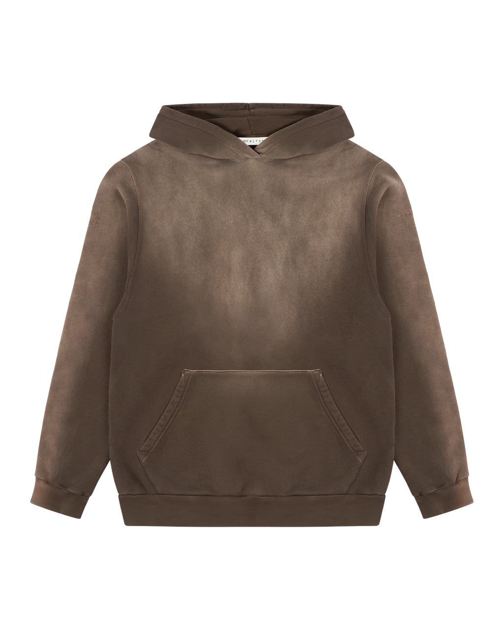 【1017 ALYX 9SM】Men's Garment Dye Boxy Hoodie Washed Brown 1017 ALYX 9SM Brown Garment Dye Boxy Hoodie 1017 ALYX 9SM