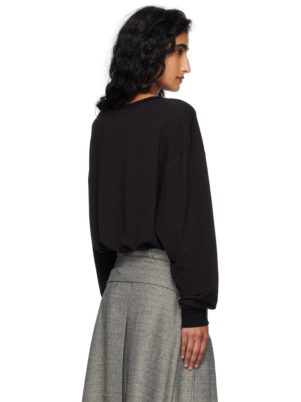Black 'Worker' Pet Club Long Sleeve T-shirt - 3