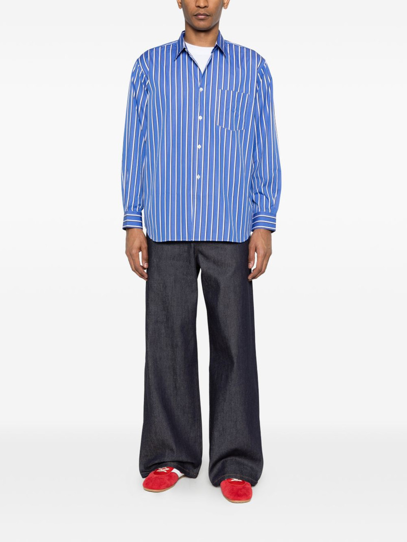 Comme des Garçons SHIRT striped pocket shirt outlook