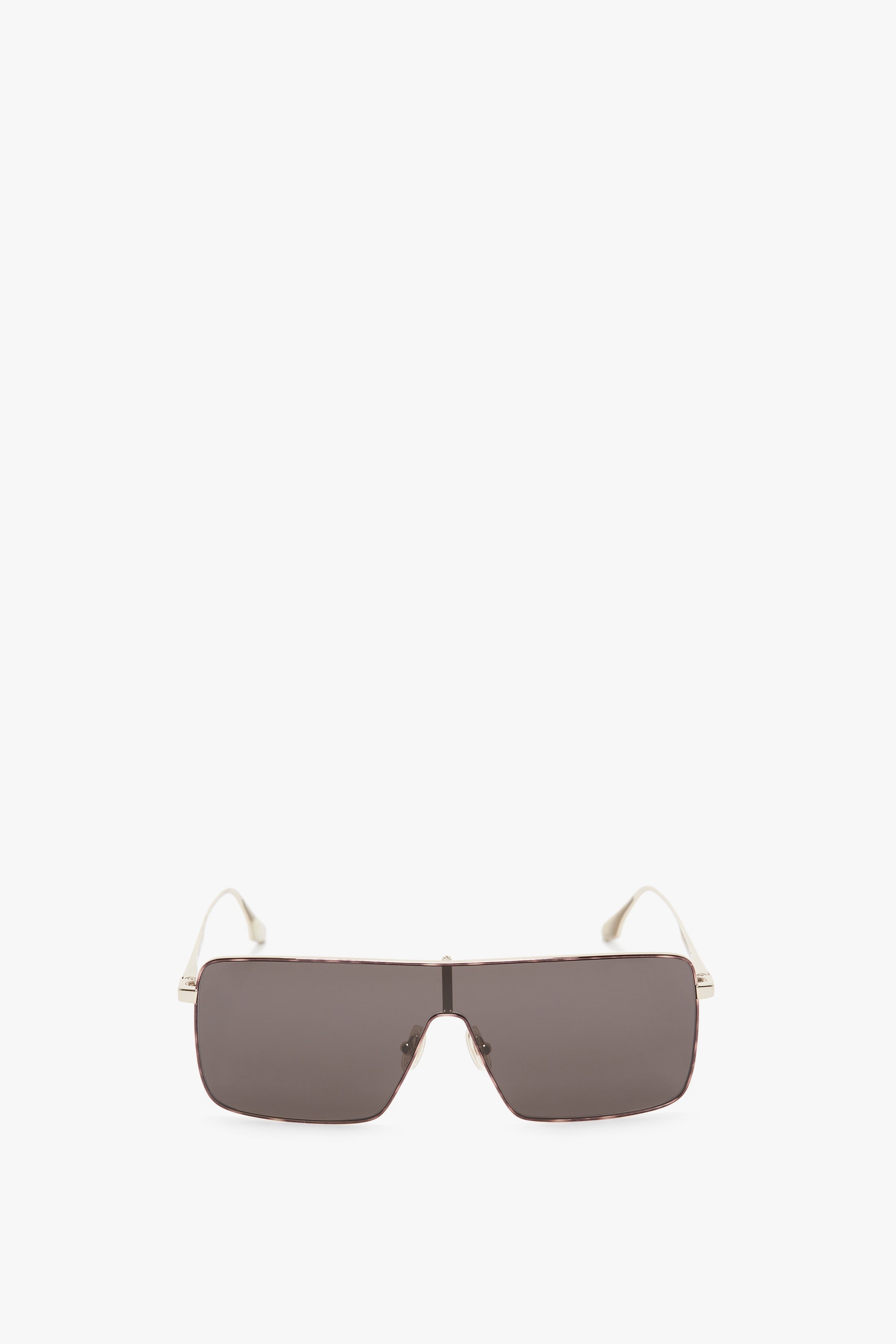 Rectangular Visor In Gold-Smoke - 1