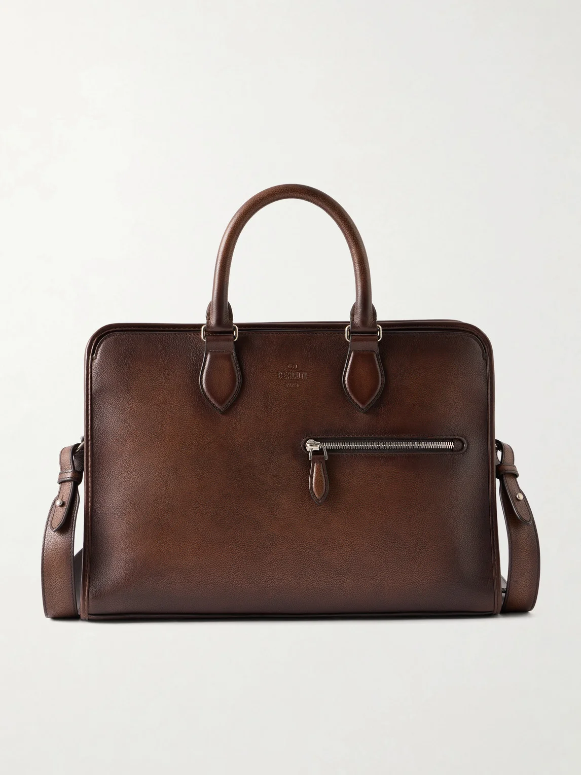 Un Jour Leather Briefcase - 1