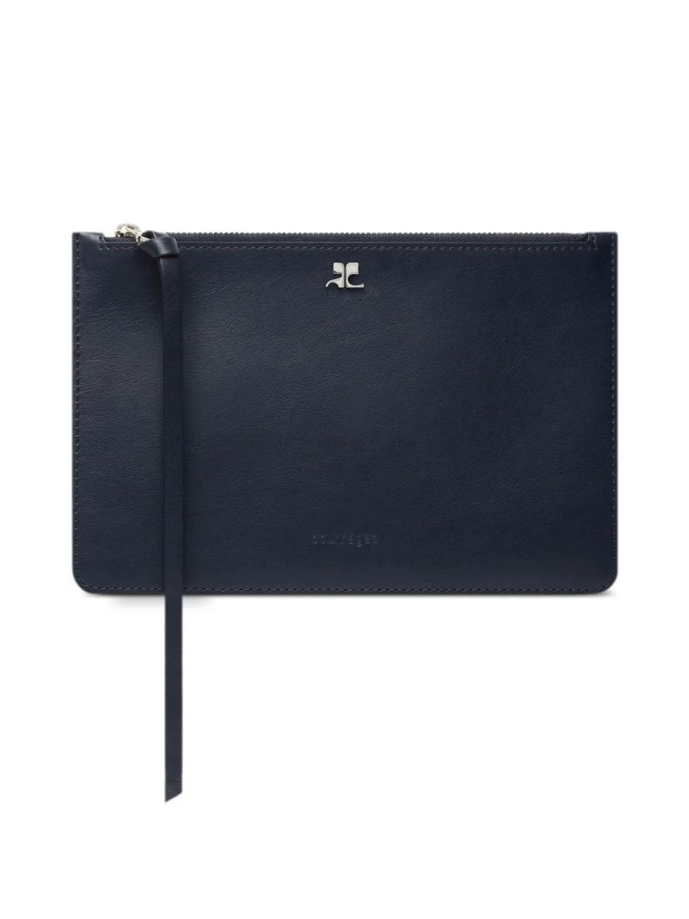 leather clutch bag - 1