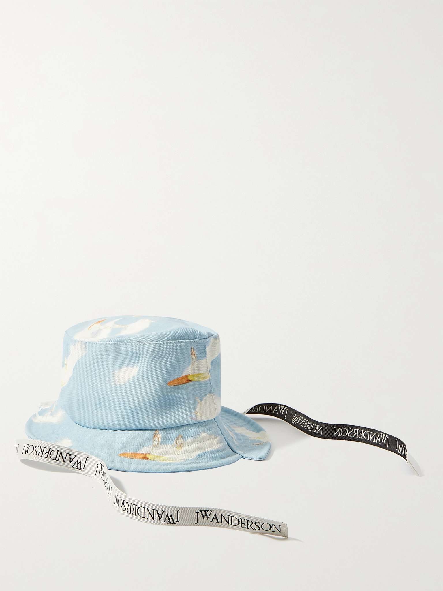 Asymmetric Logo-Embroidered Printed Cotton-Canvas Bucket Hat - 3