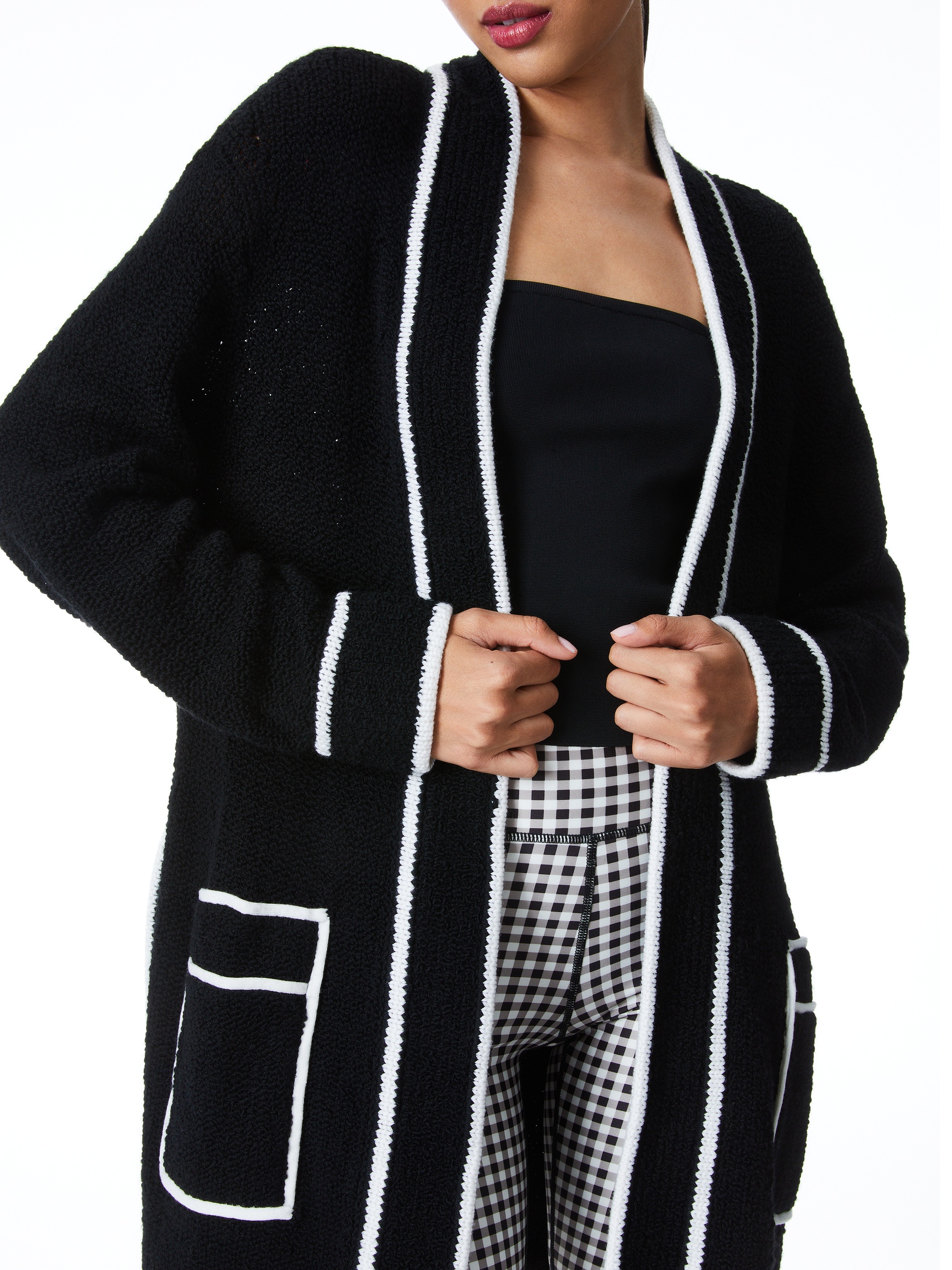 DORIA BELTED SWEATER ROBE - 5