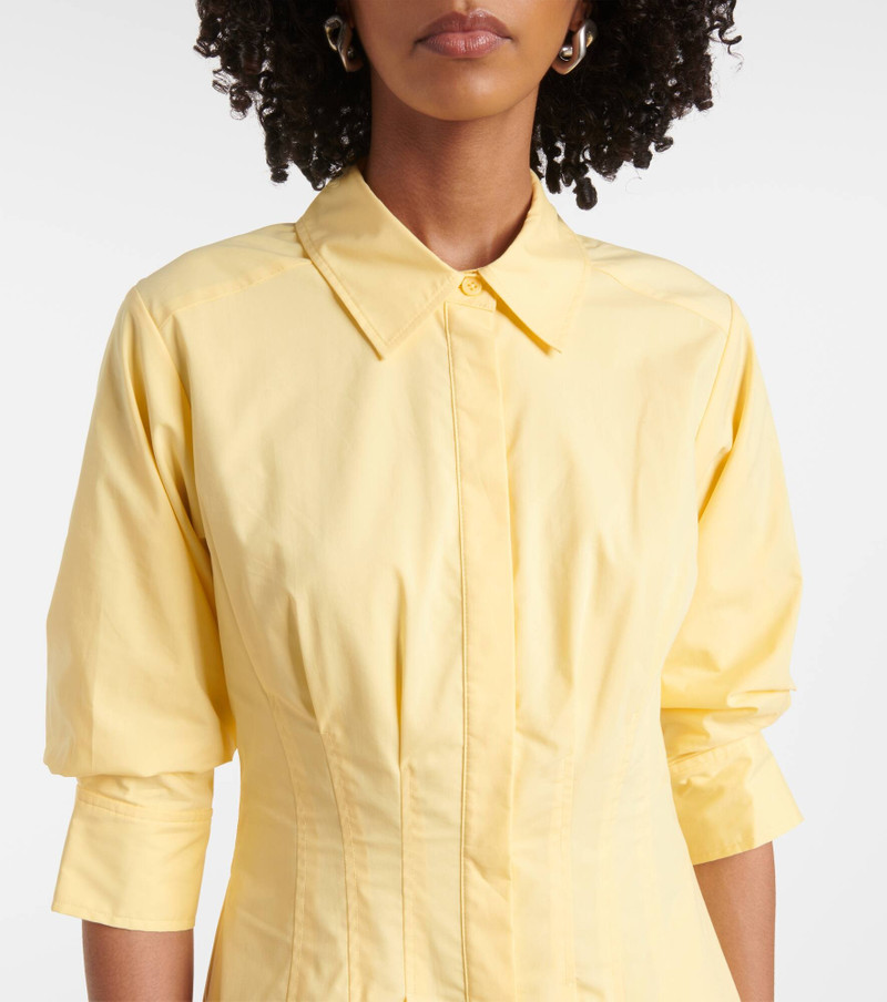 Jazz cotton-blend poplin midi dress 4