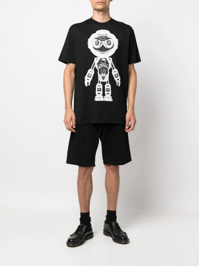 PHILIPP PLEIN Robot logo print T-shirt outlook