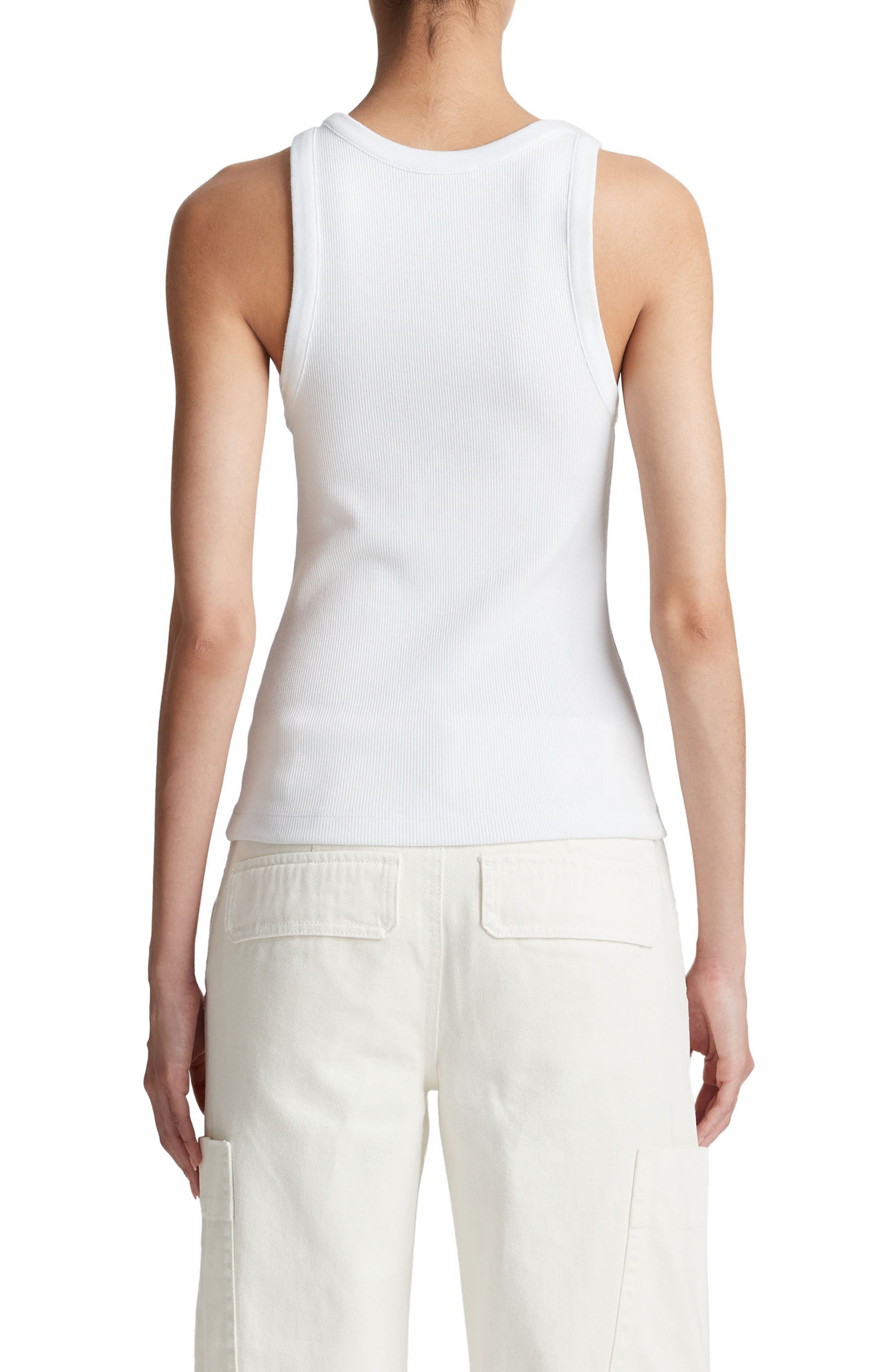 Scoop Neck Rib Tank - 2