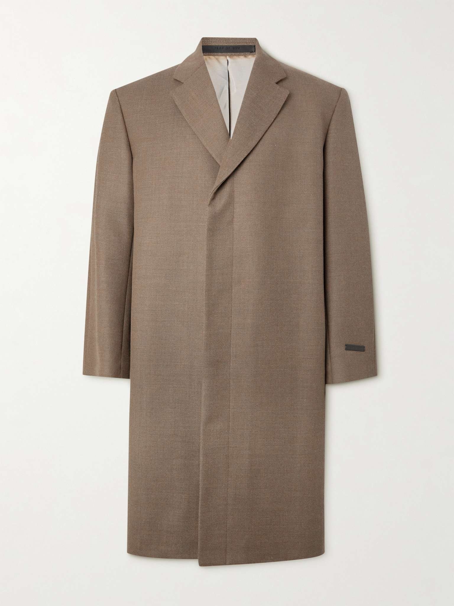 Chesterfield Oversized Wool-Twill Coat - 1