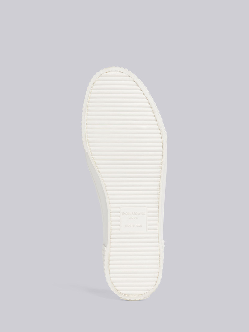 White Canvas Vulcanized Rubber Sole Thom John Tennis Shoe 5