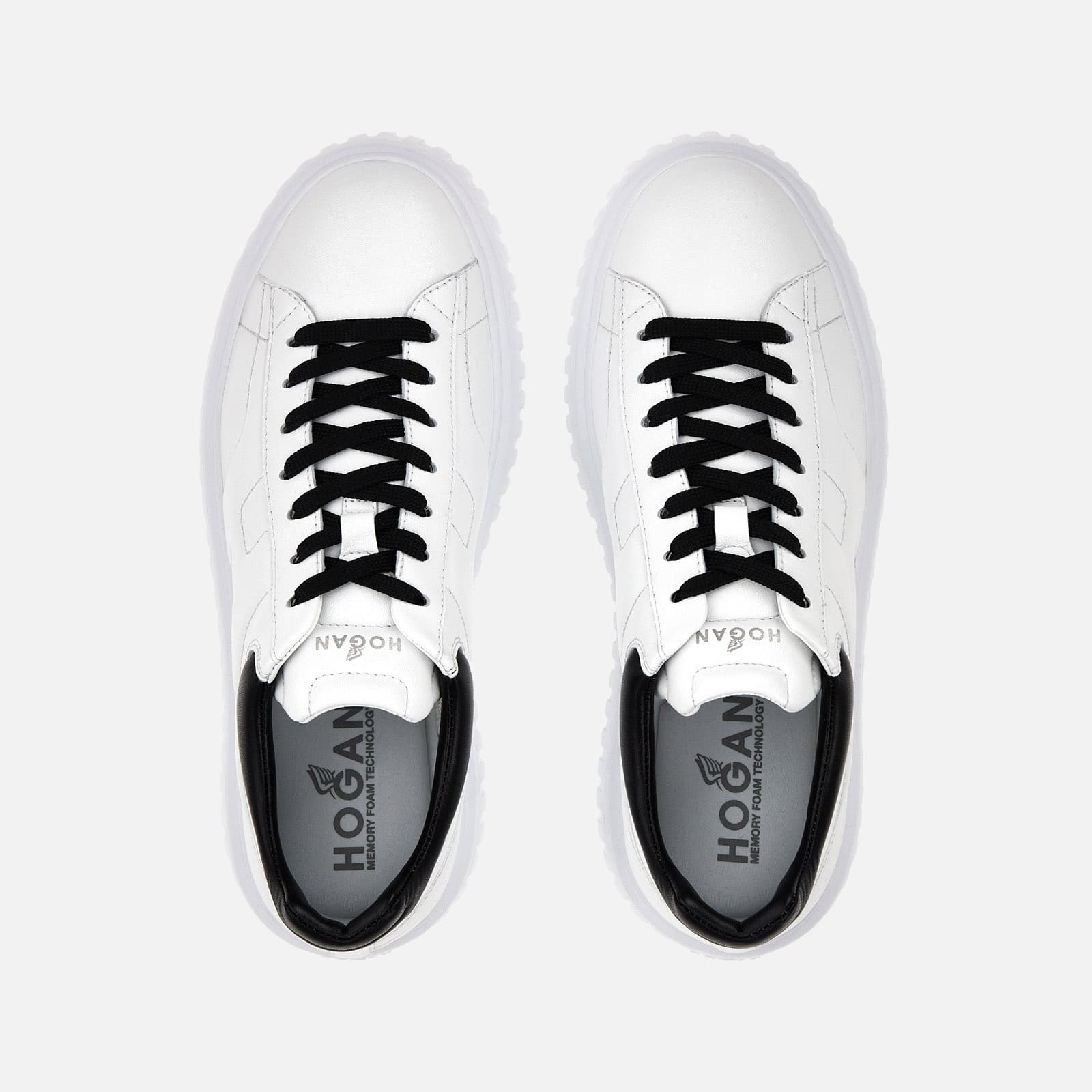 Sneakers Hogan H-Stripes Black White - 4