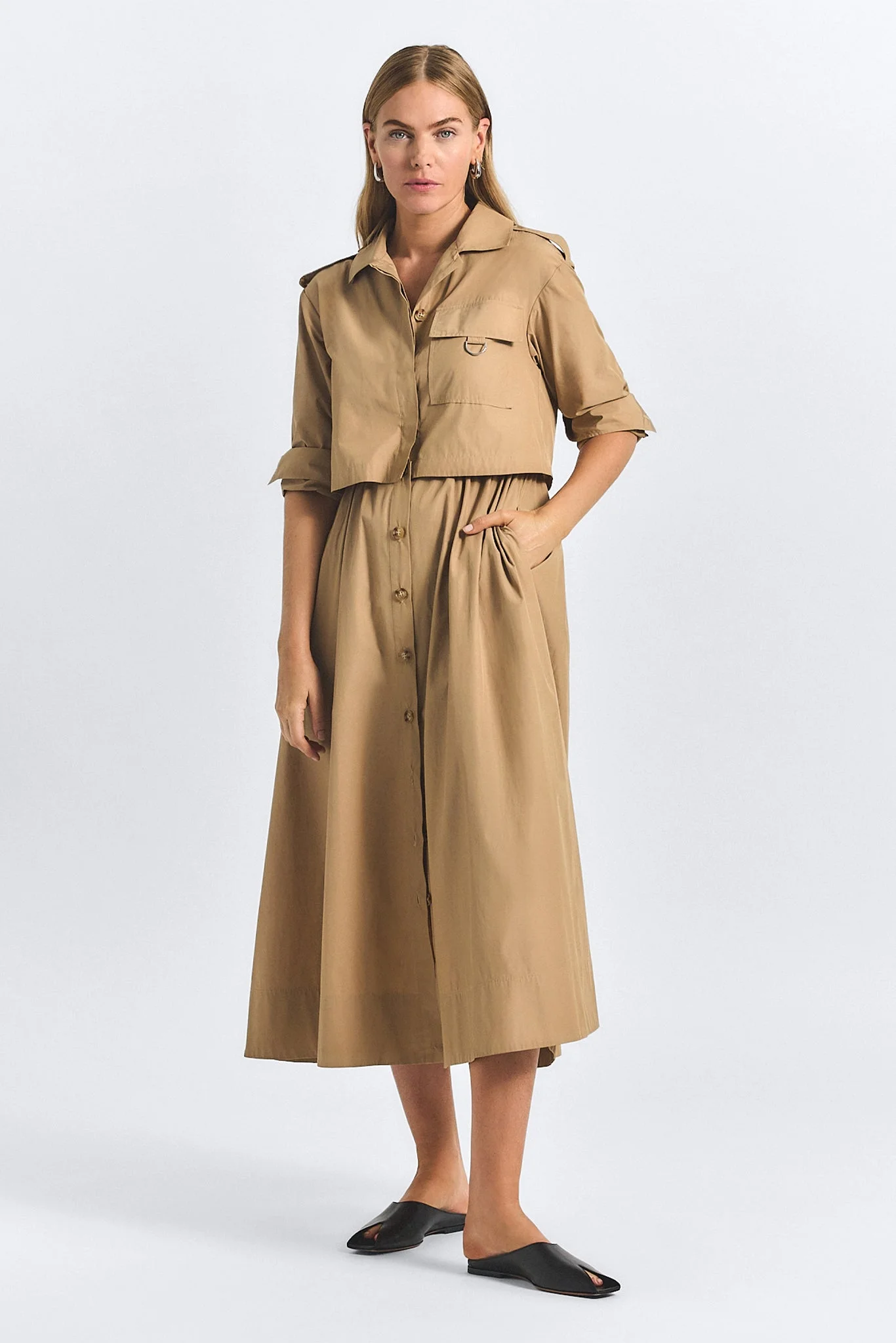 JANINE TRENCH DRESS - 1