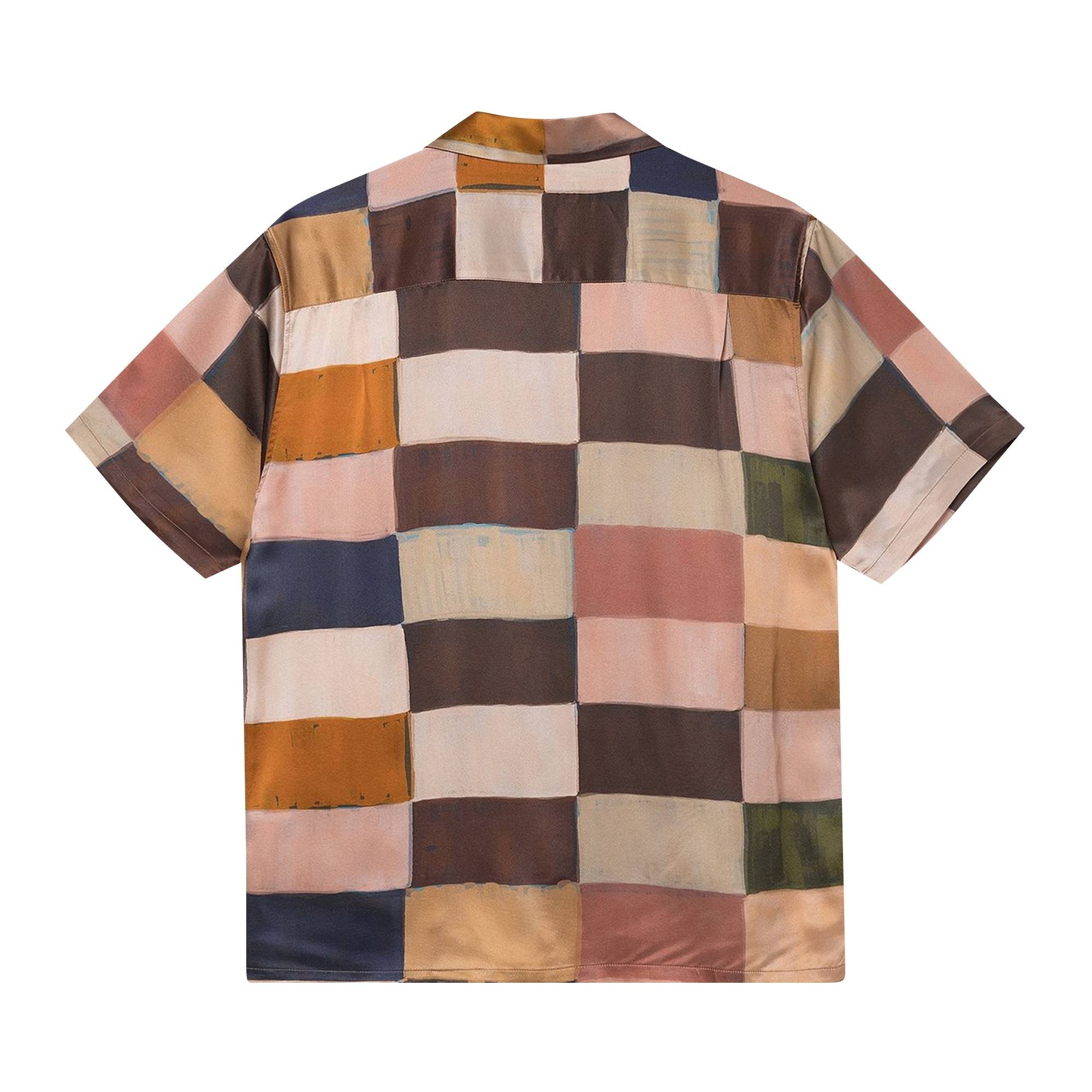 Stussy Painted Check Silk Shirt 'Multicolor' - 2
