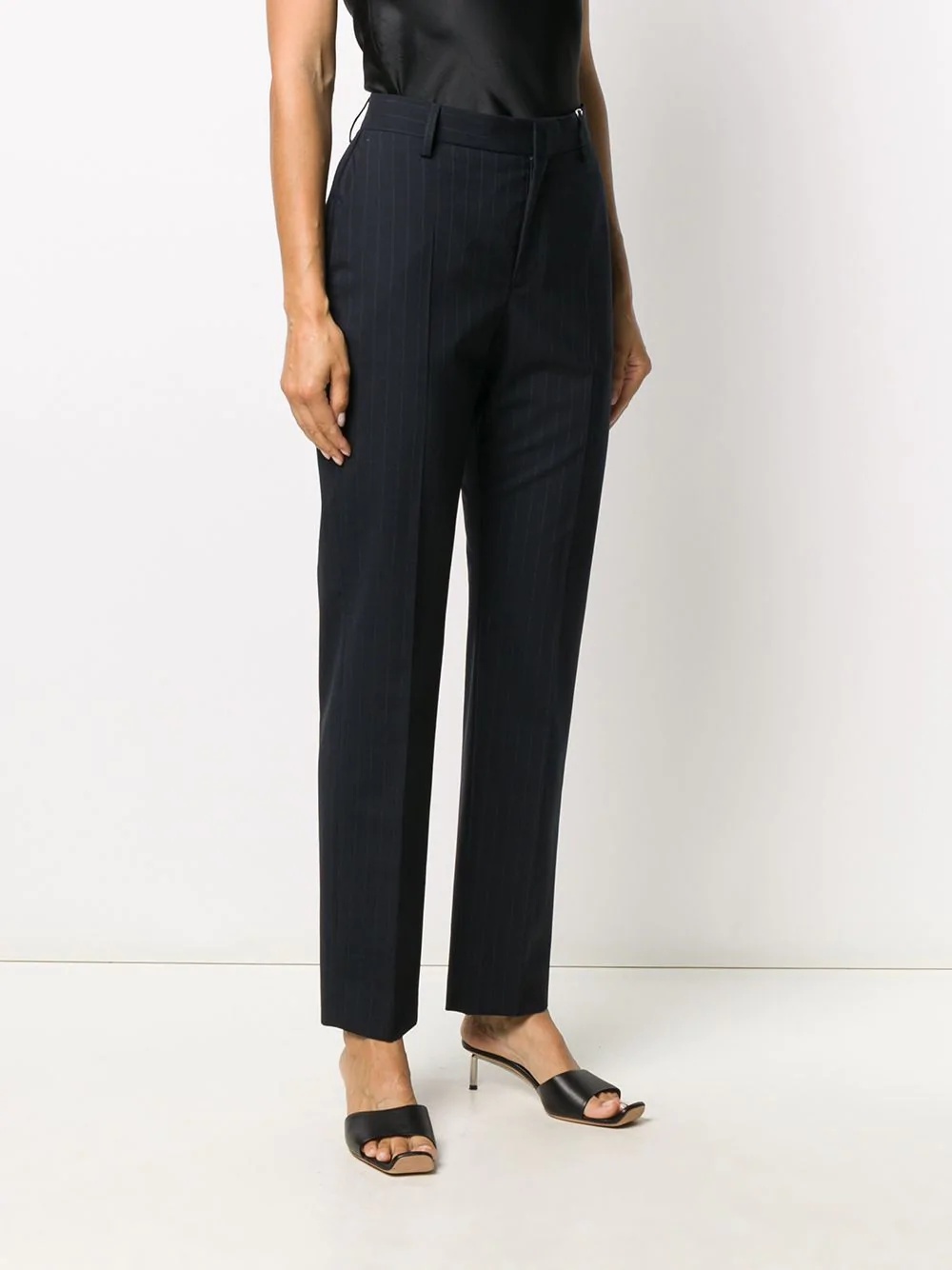 pinstripe tailored trousers - 3