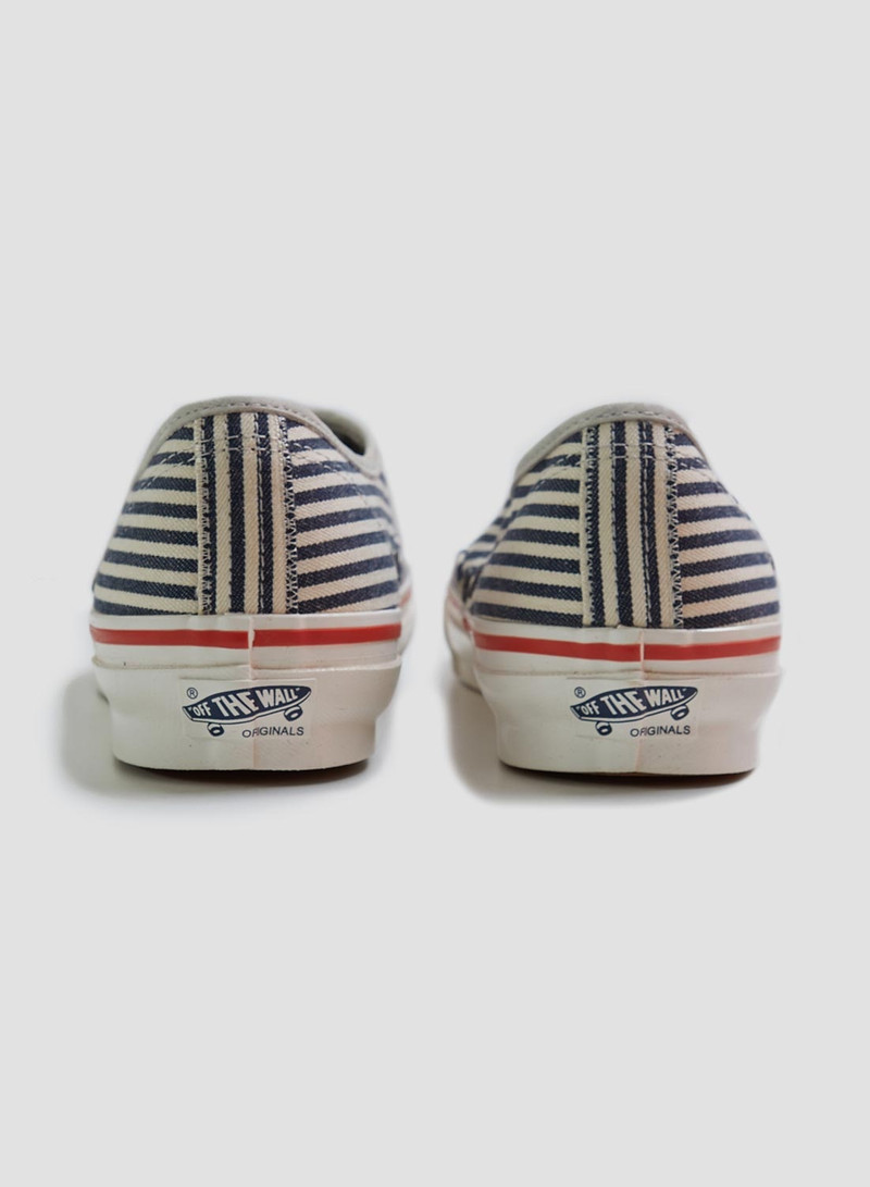 Vans Vault x Nigel Cabourn OG Authentic LX in Stripes Navy 7