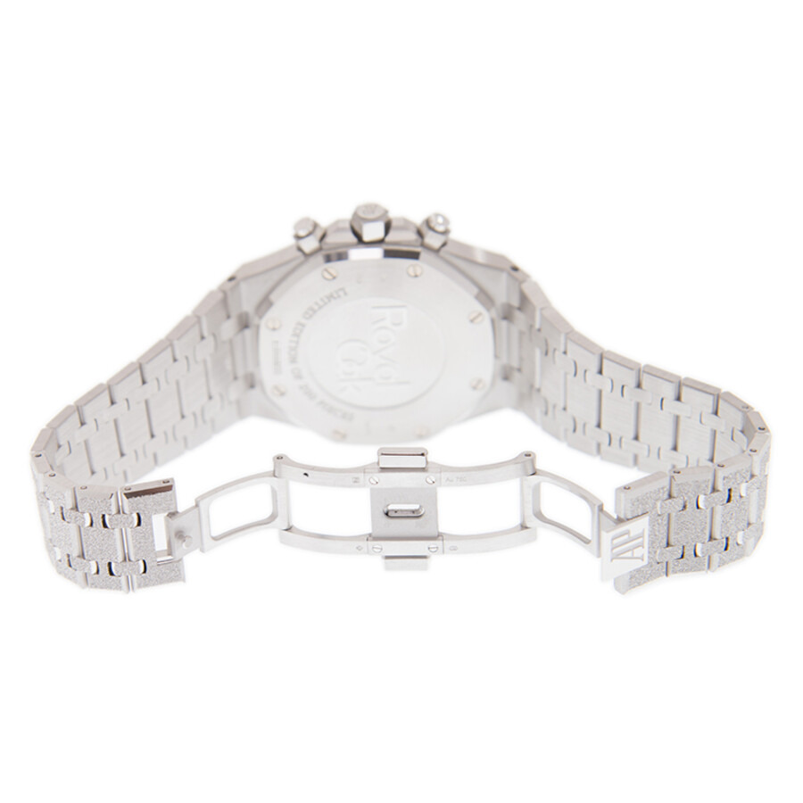 Audemars Piguet Royal Oak Chronograph Automatic Purple Dial White Frosted White Gold Men's Watch 263 - 6