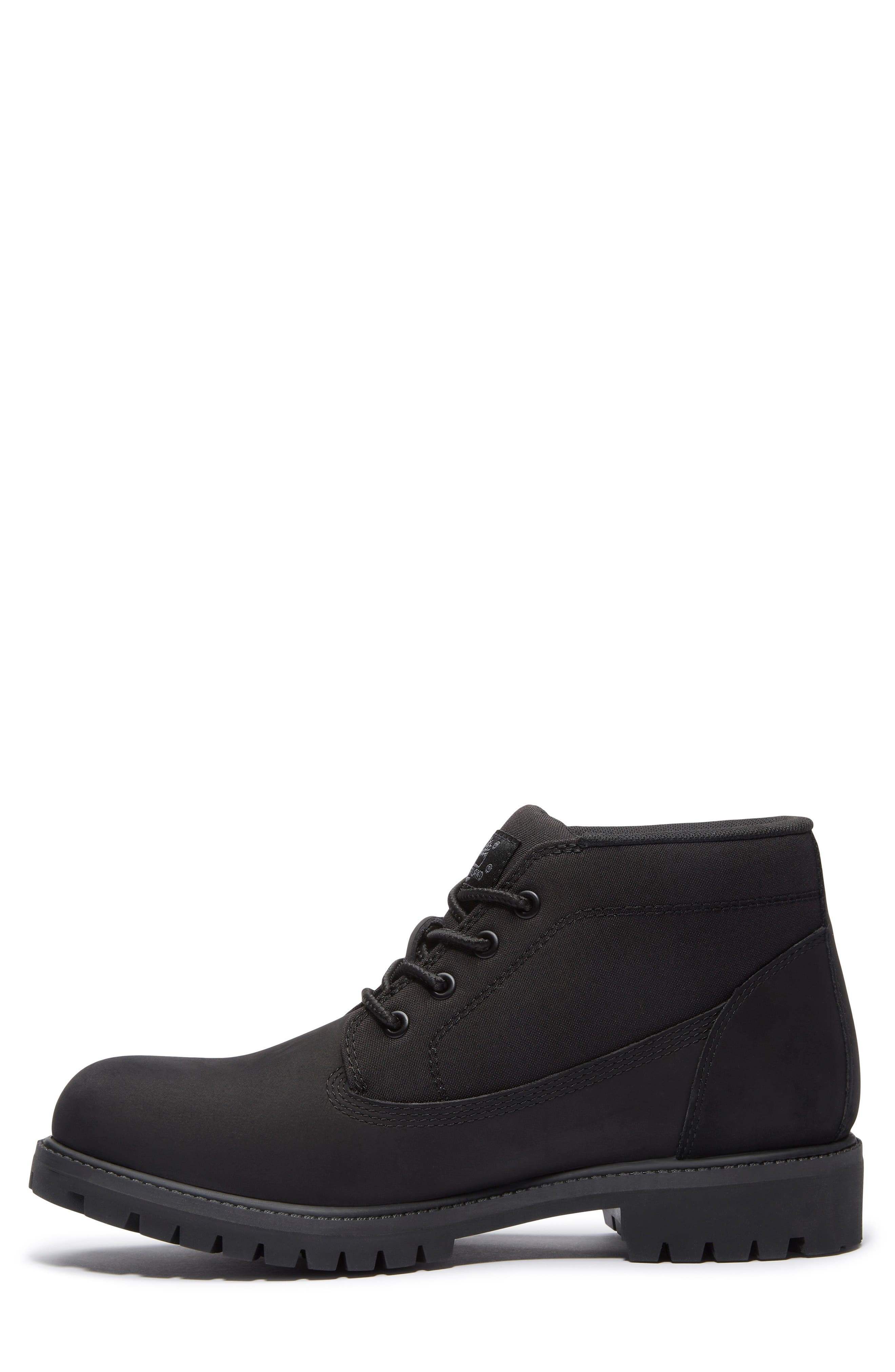 Timberland Premium Waterproof Lace-Up Chukka Boot in Black Nubuck at Nordstrom - 6