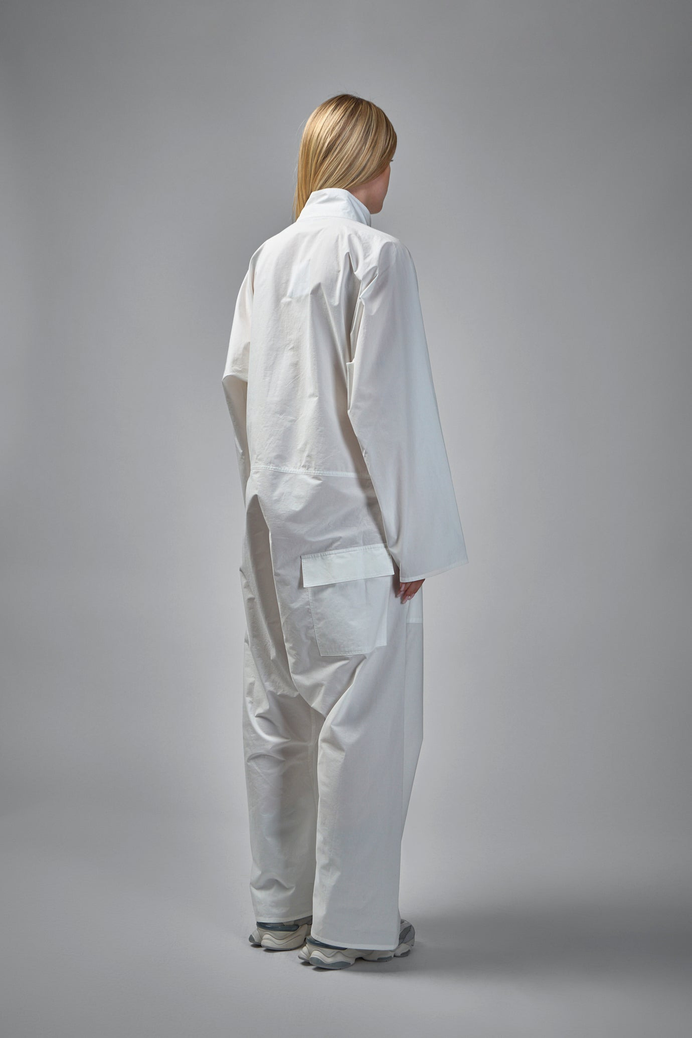 Plateau Loose Fit Jumpsuit with Belt - 3
