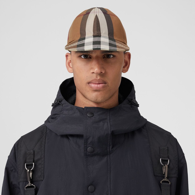 Reversible Vintage Check Cotton Baseball Cap 10