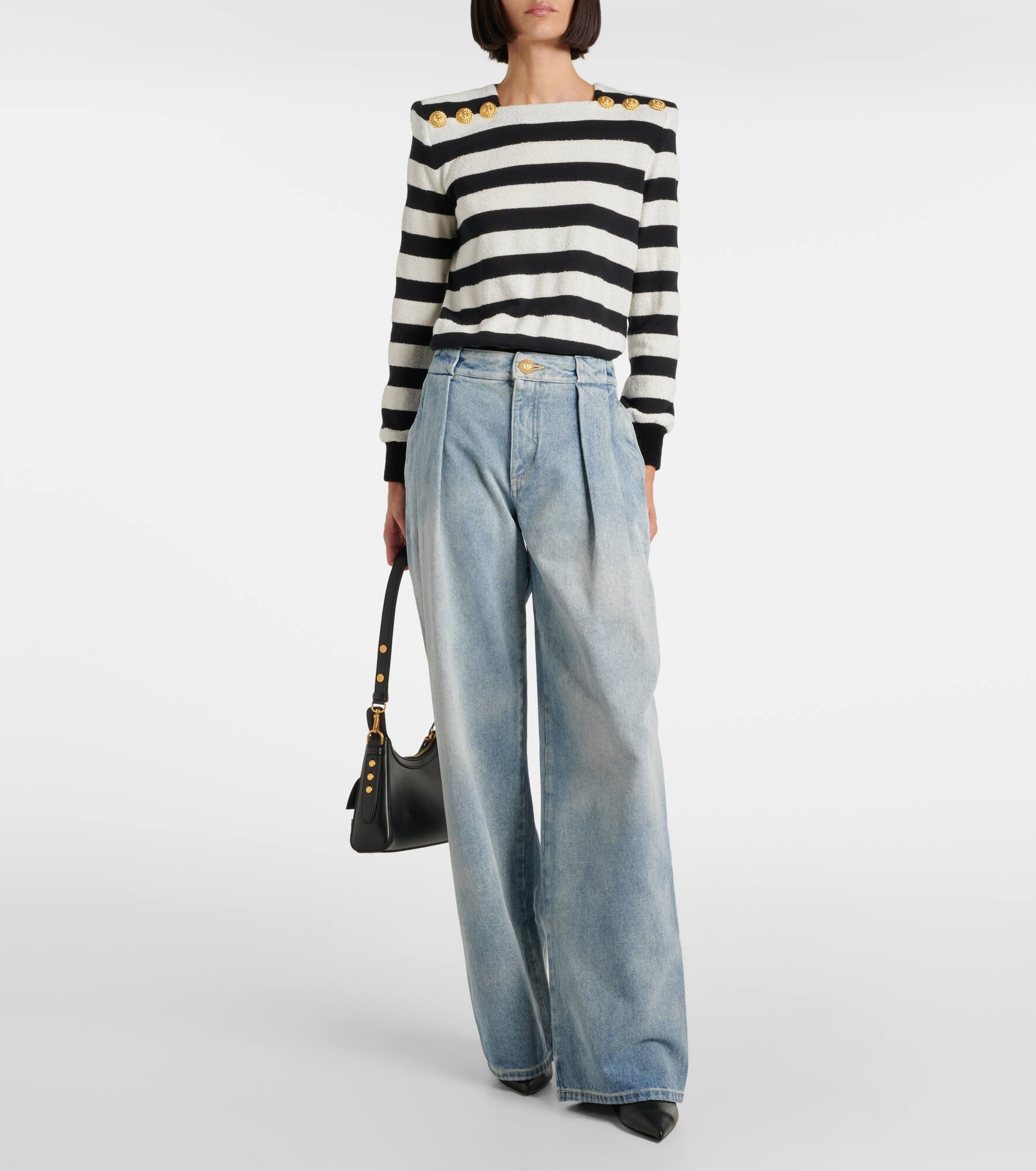 High-rise wide-leg jeans - 2