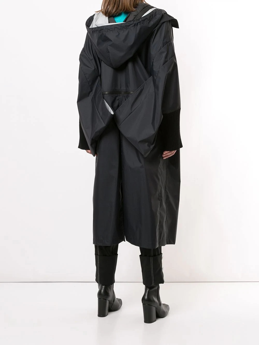 convertible longline coat - 4